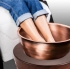 Living Earth Crafts Copper Bowl Roll-up Foot Bath