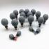 Haci 18 pc Magnetic Therapy Acupressure Bulb Cupping Set